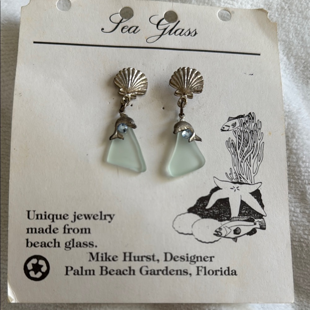 Silver Dolphin Earrings